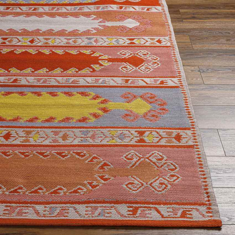 Adlington Global Burnt Orange Area Rug