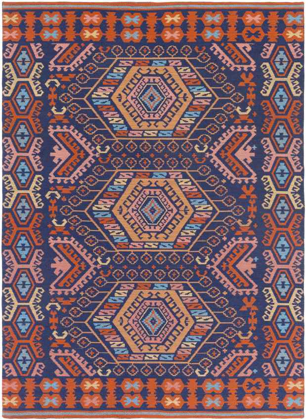 Alcester Global Navy Area Rug