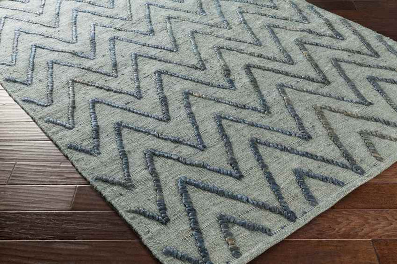 Lockesburg Global Teal/Bright Blue Area Rug