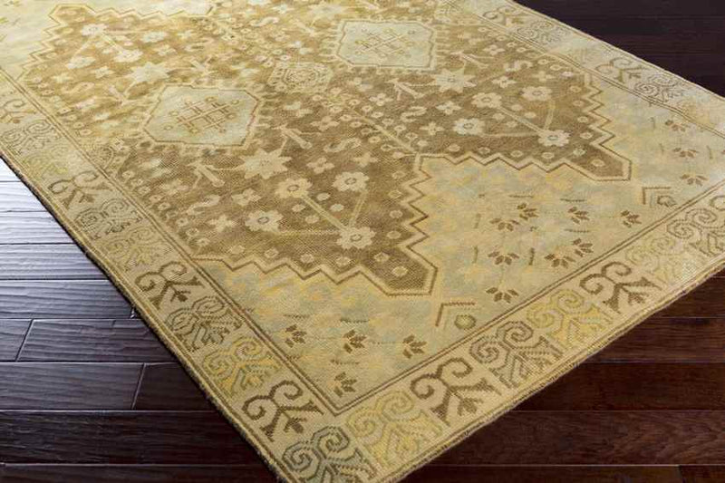 Loganville Traditional Olive Area Rug