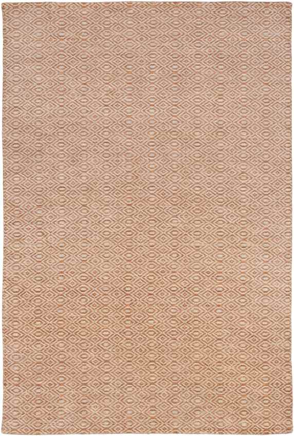 Alford Global Burnt Orange Area Rug