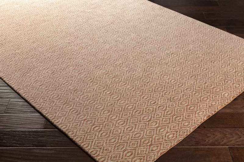 Alford Global Burnt Orange Area Rug