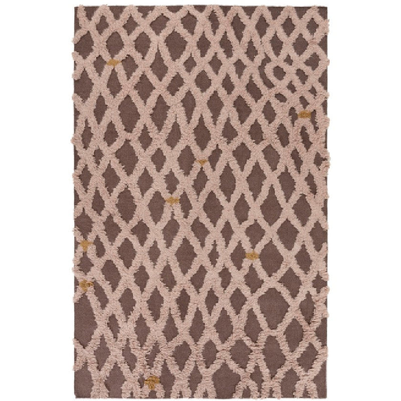 Madrid Modern Brown/White Area Rug