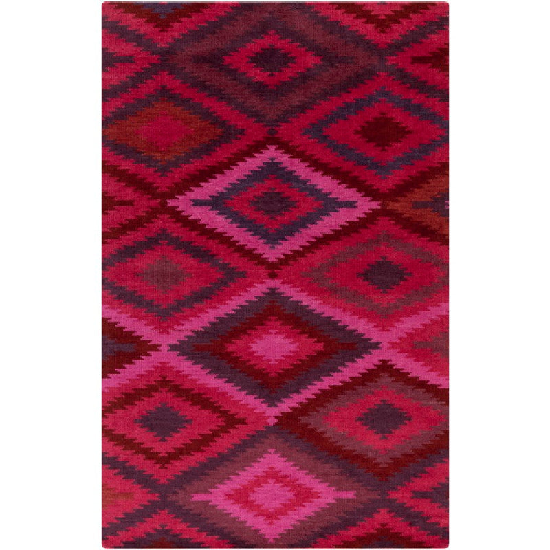 Manassa Global Red/Black Area Rug