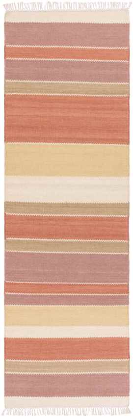 Wymondham Modern Rose/Burgundy Area Rug