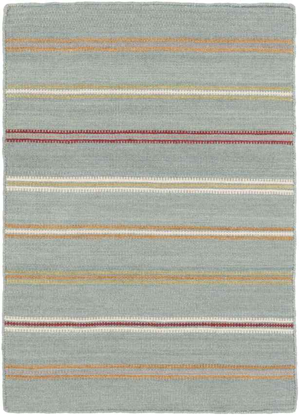 Manila Modern Aqua/Charcoal/Gray Area Rug