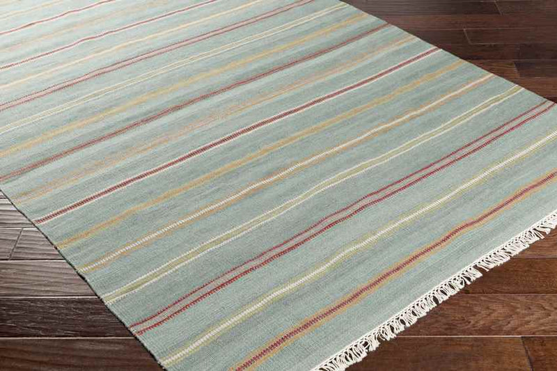 Manila Modern Aqua/Charcoal/Gray Area Rug