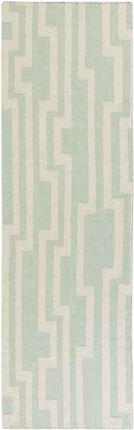 Maplesville Modern Green/White Area Rug