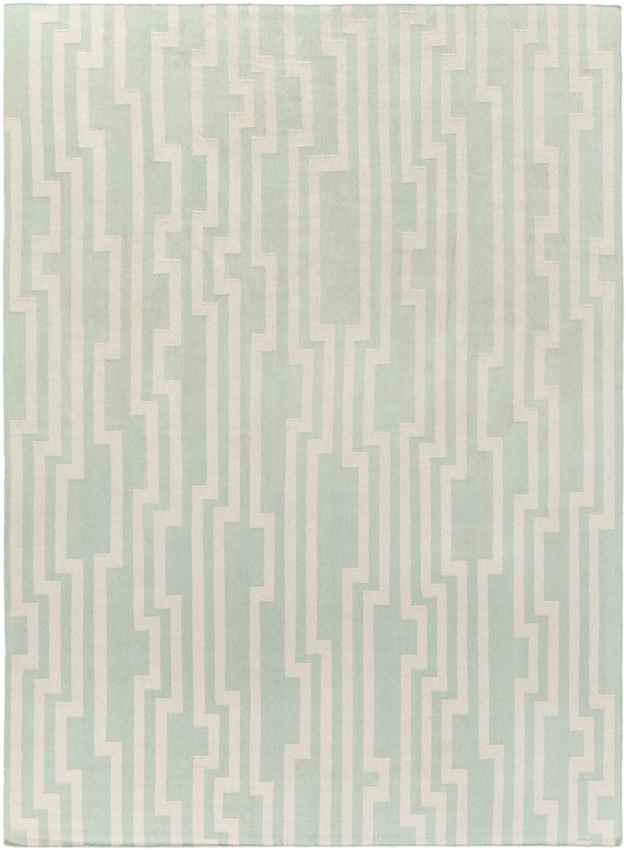 Maplesville Modern Green/White Area Rug