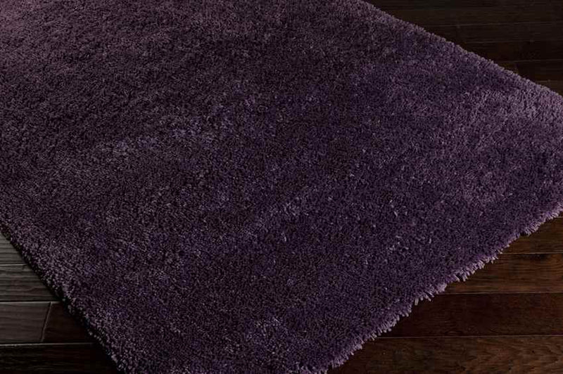 Marble Modern Dark Purple Area Rug