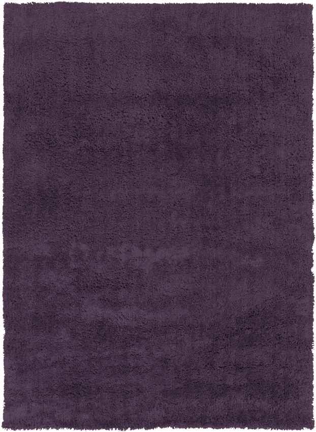 Marble Modern Dark Purple Area Rug