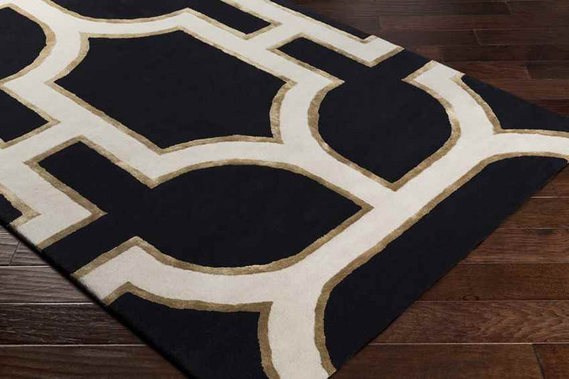 Axbridge Modern Black Area Rug