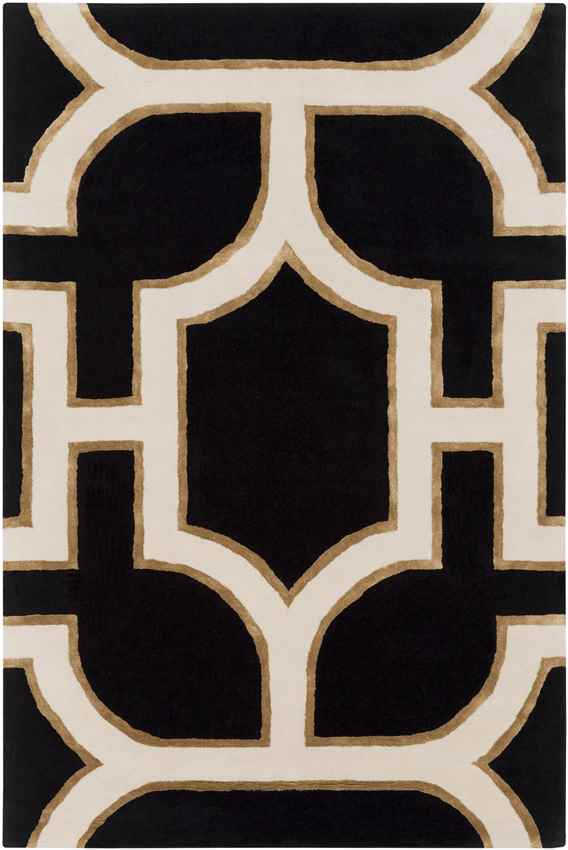 Axbridge Modern Black Area Rug