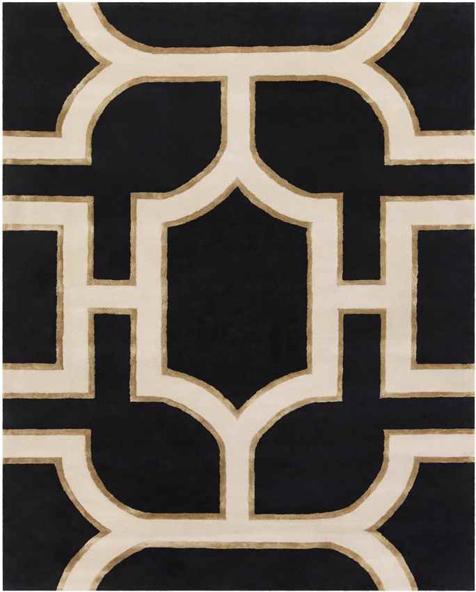 Axbridge Modern Black Area Rug