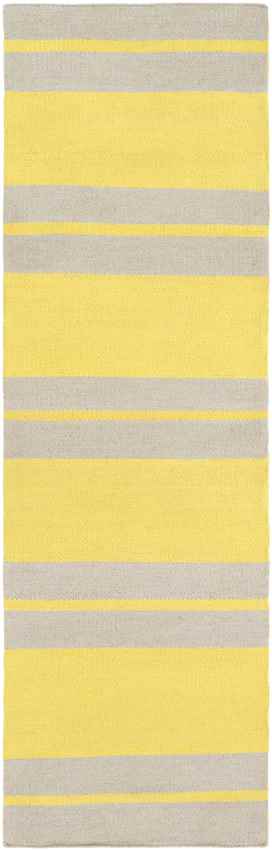 Montevallo Modern Bright Yellow/White Area Rug