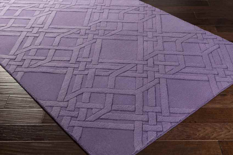 Mosses Modern Purple Area Rug