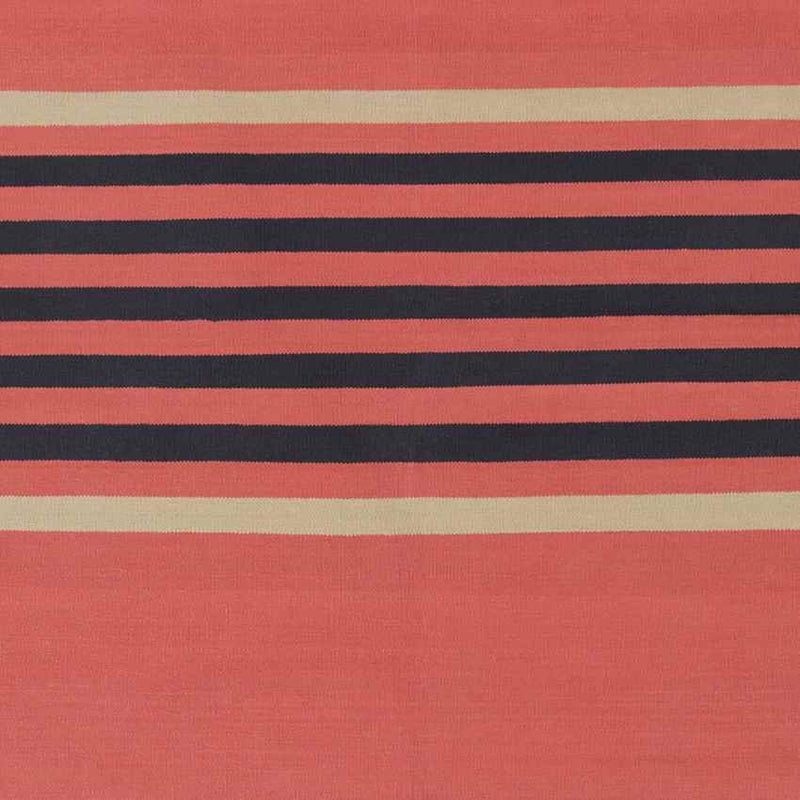 Oden Modern Coral/Ink/Light Gray Area Rug