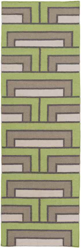 Opelika Modern Green/Charcoal Area Rug