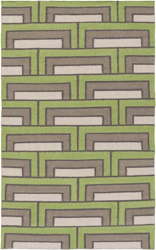 Opelika Modern Green/Charcoal Area Rug