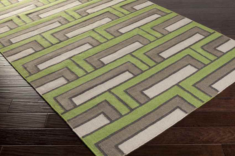 Opelika Modern Green/Charcoal Area Rug