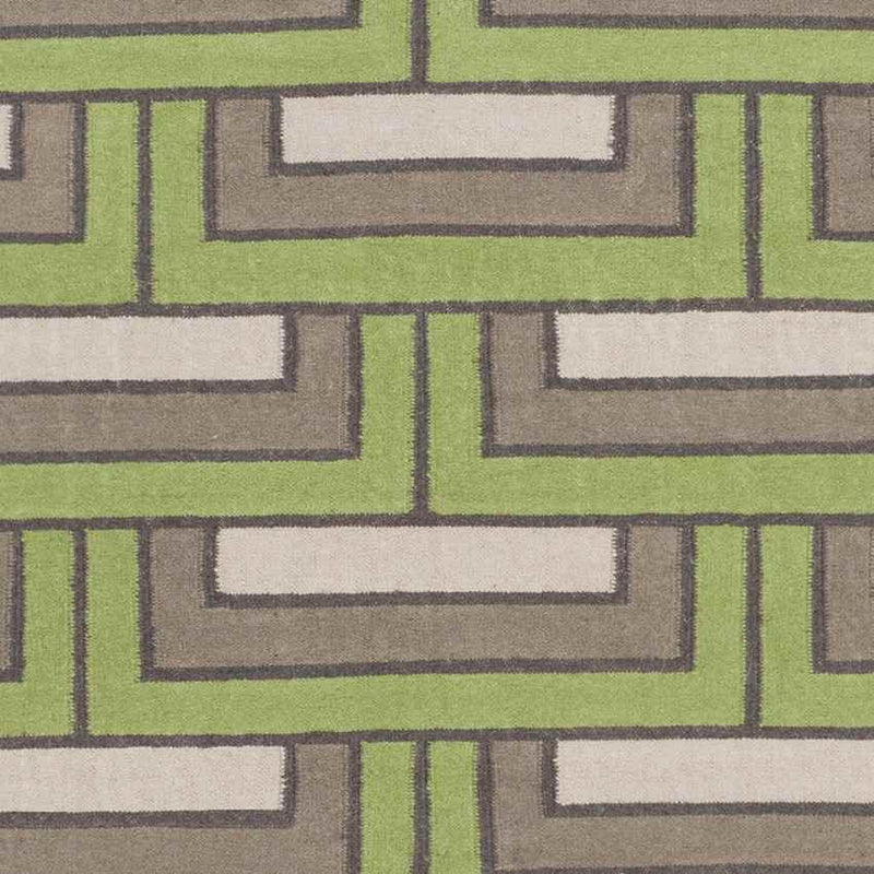 Opelika Modern Green/Charcoal Area Rug