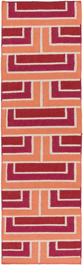 Opelika Modern Orange Area Rug