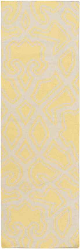 Ophir Modern Bright Yellow/Beige Area Rug