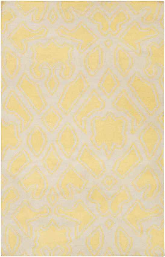 Ophir Modern Bright Yellow/Beige Area Rug