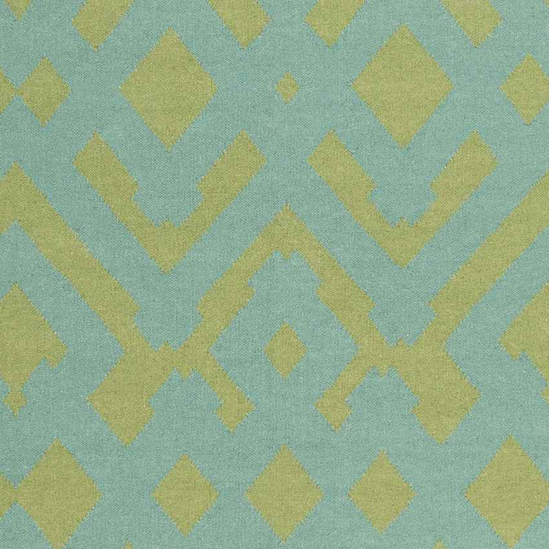 Oppelo Modern Teal/Moss Area Rug