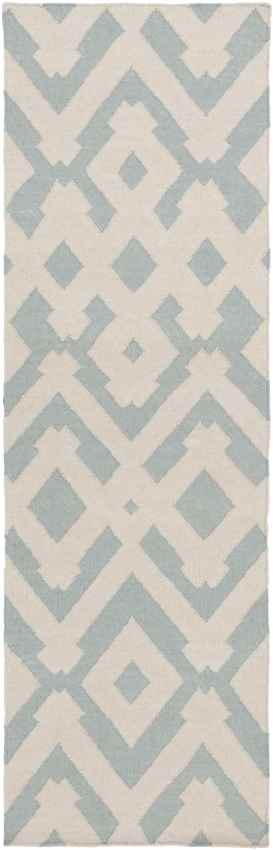 Oppelo Modern Aqua/Beige Area Rug