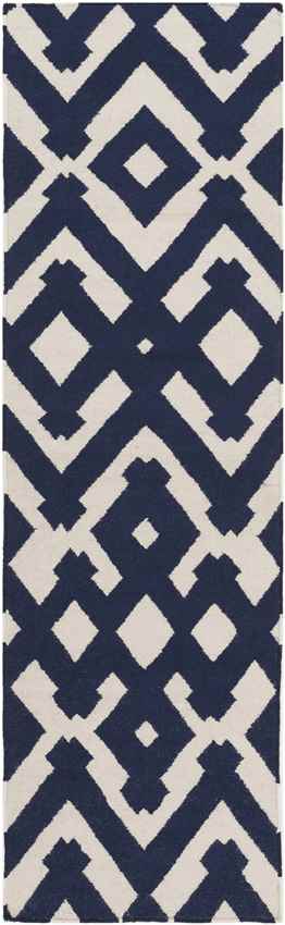 Oppelo Modern Beige/Navy Area Rug