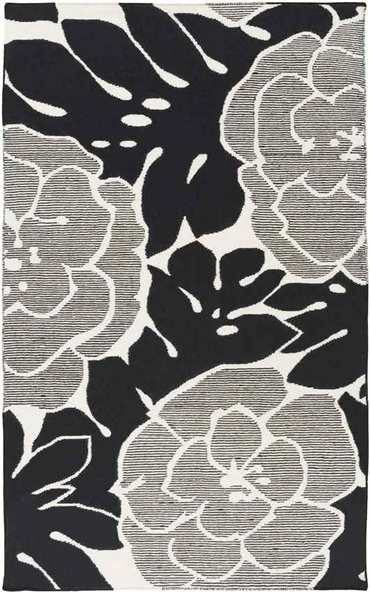 Opp Modern Black/Beige/White Area Rug