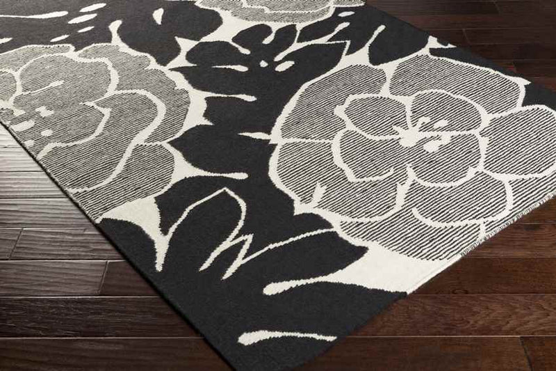 Opp Modern Black/Beige/White Area Rug