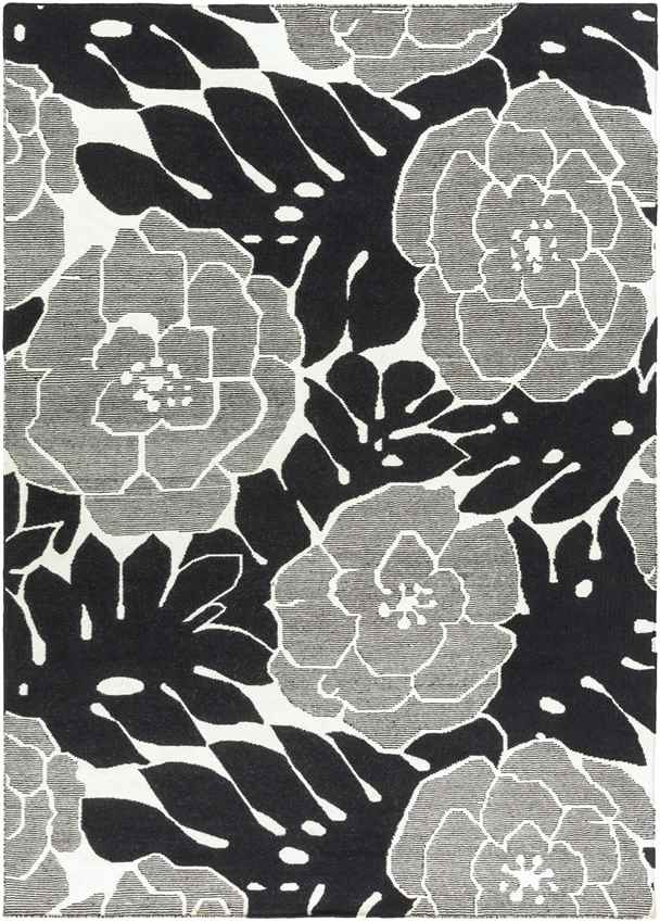 Opp Modern Black/Beige/White Area Rug