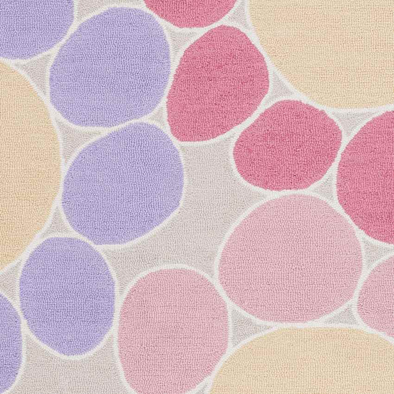 Paonia Modern Pink/Purple/Yellow Area Rug