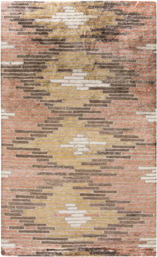 Saumur Modern Brick Red Area Rug