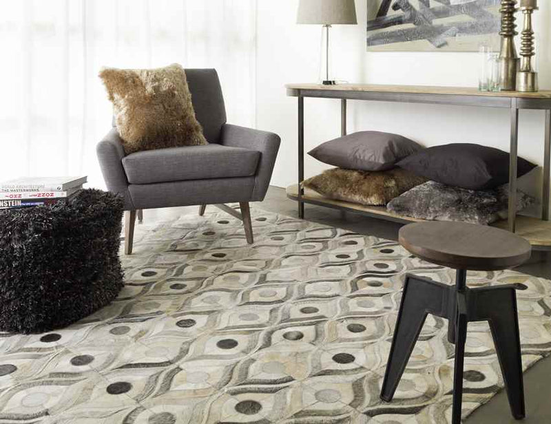 Bideford Modern Medium Gray Area Rug