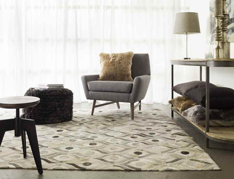 Bideford Modern Medium Gray Area Rug