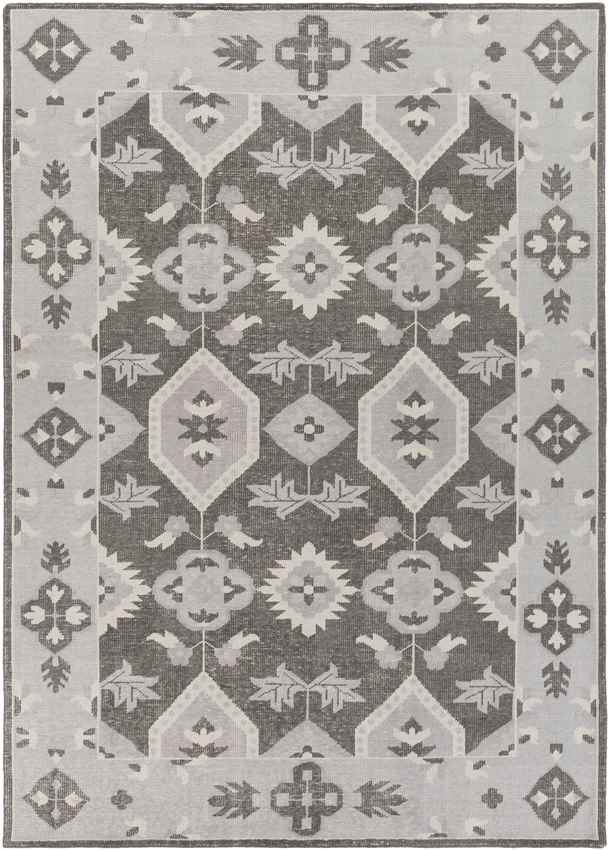 Plainville Traditional Charcoal Area Rug