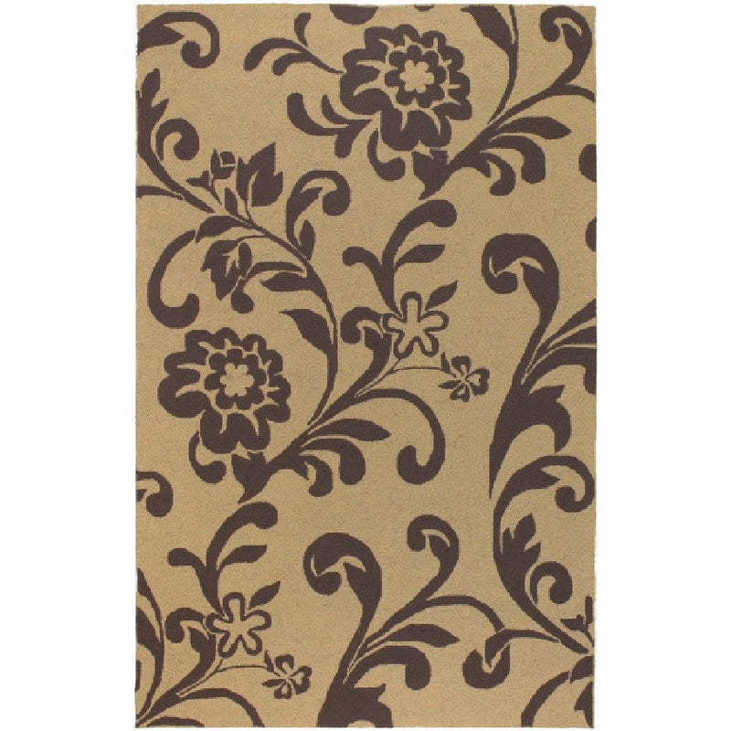 Pollard Cottage Dark Brown Area Rug