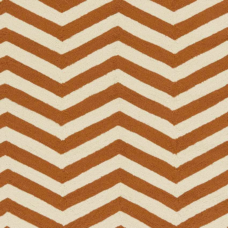 Quitman Modern Burnt Orange Area Rug