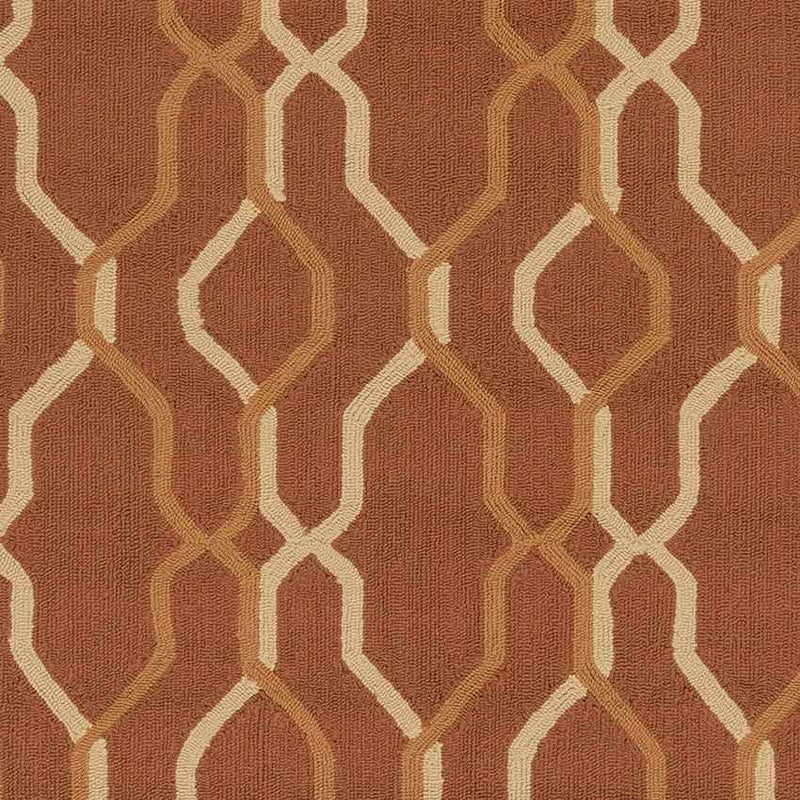 Rabun Modern Rust Area Rug