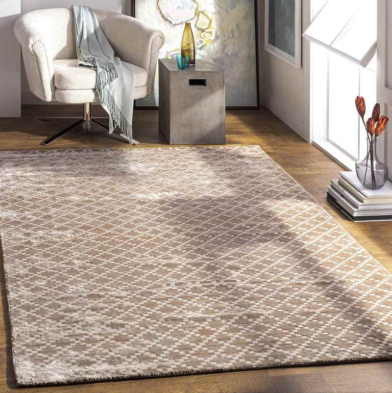 Blackpool Modern Khaki Area Rug