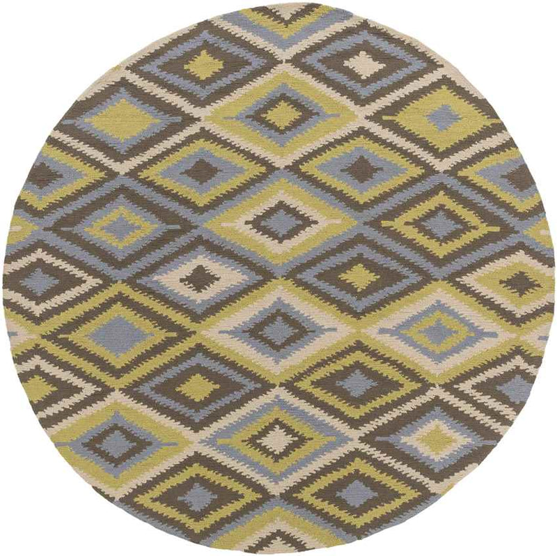 Rainsville Modern Olive Beige Area Rug