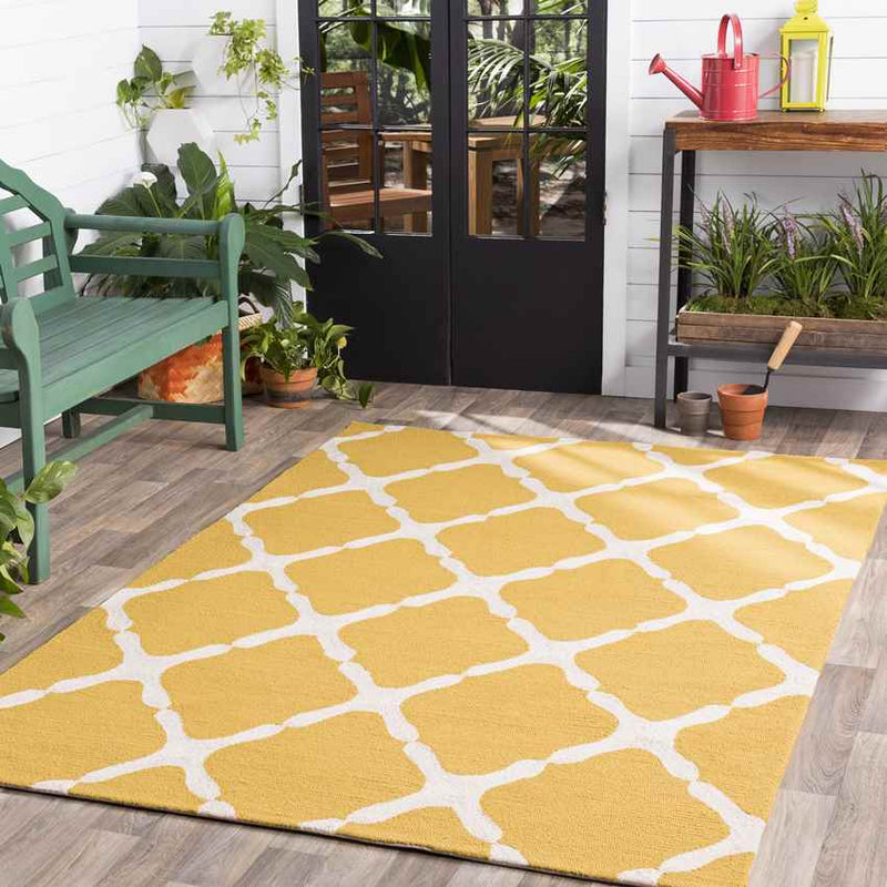 Rangely Modern Jute Gold Area Rug