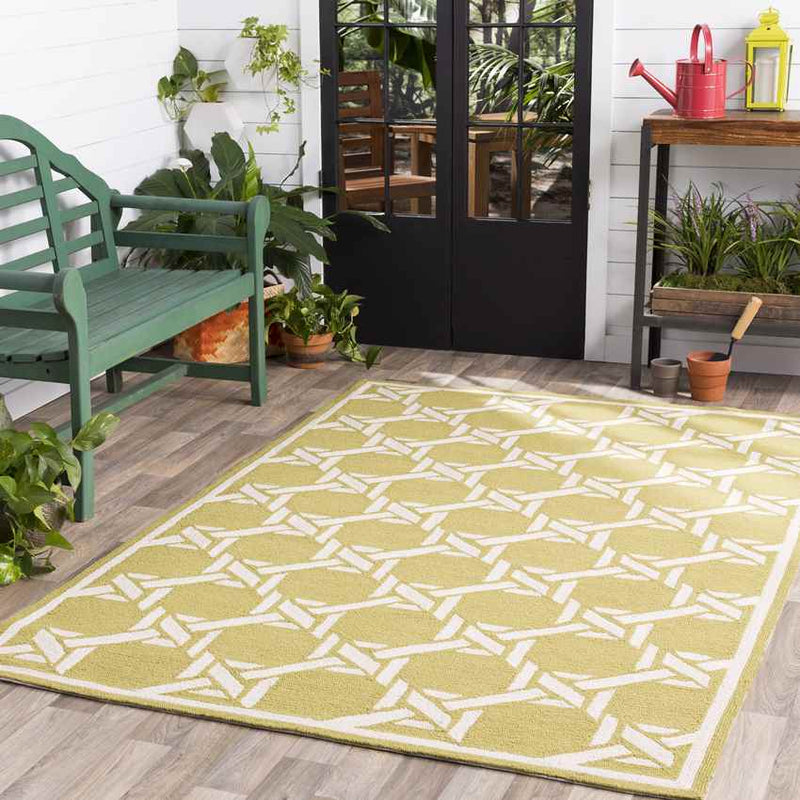 Ratcliff Modern Olive/Beige Area Rug