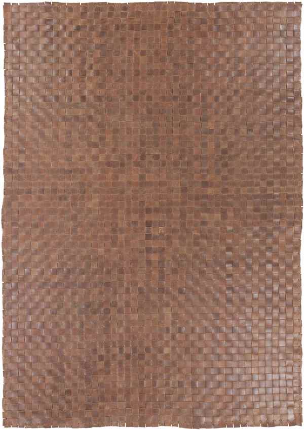 Redlands Modern Burnt Orange Area Rug