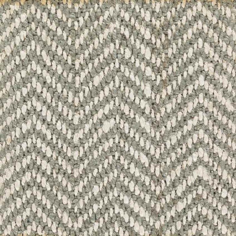 Orane Global Jute/Sisal Medium Gray/Cream Chevron Area Rug