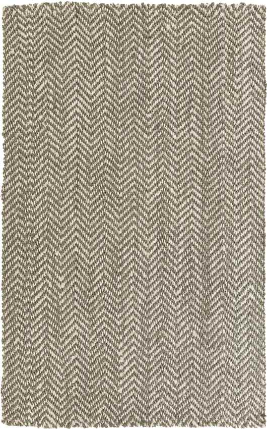 Orane Global Jute/Sisal Medium Gray/Cream Chevron Area Rug