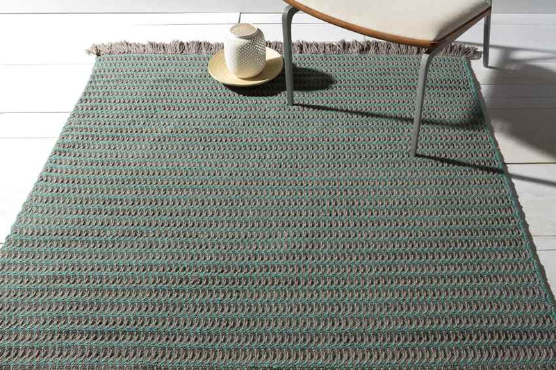 Resaca Modern Moss Green Area Rug